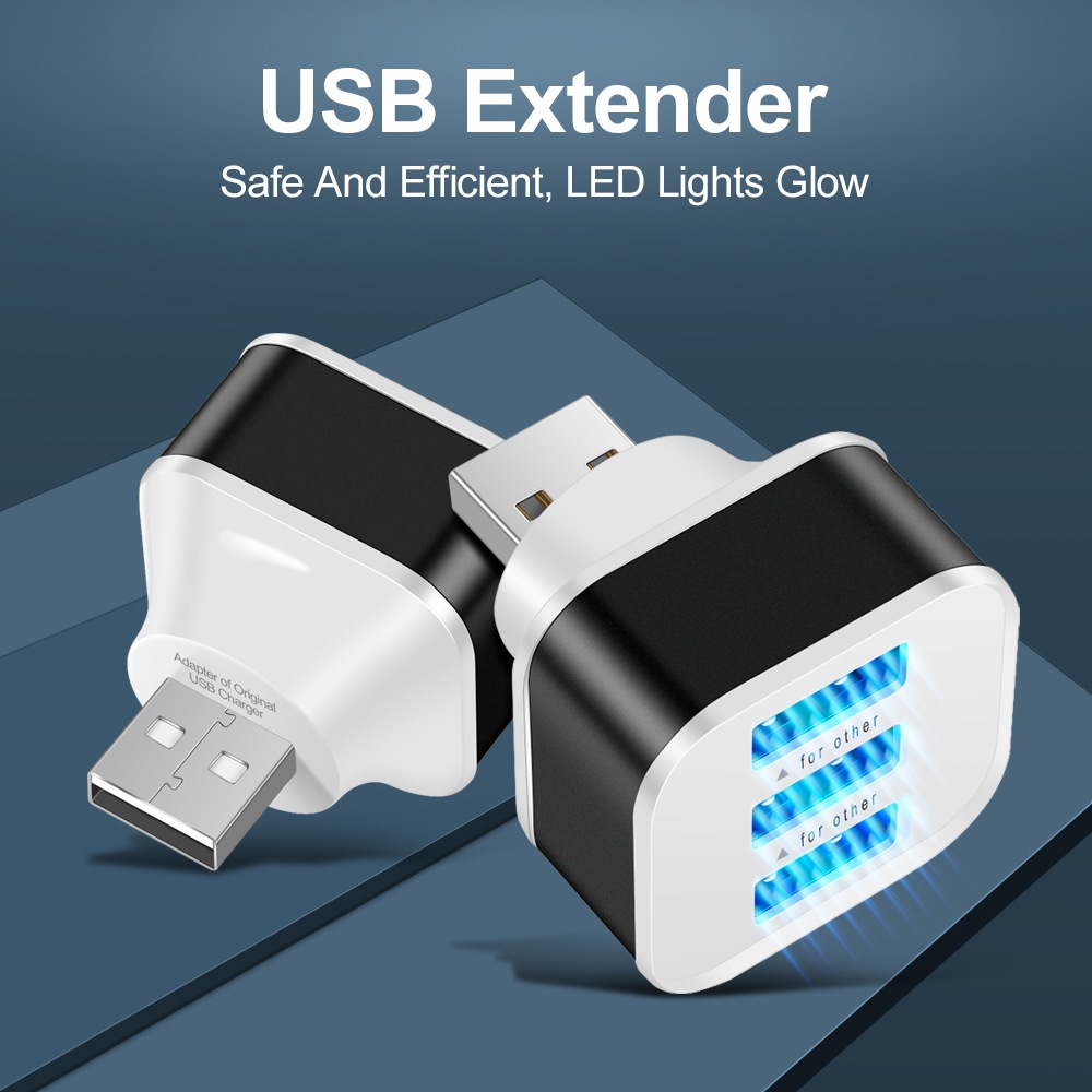 Laptop Accessories Usb - 3 พอร์ต USB สล็อตอะแดปเตอร์ USB 3