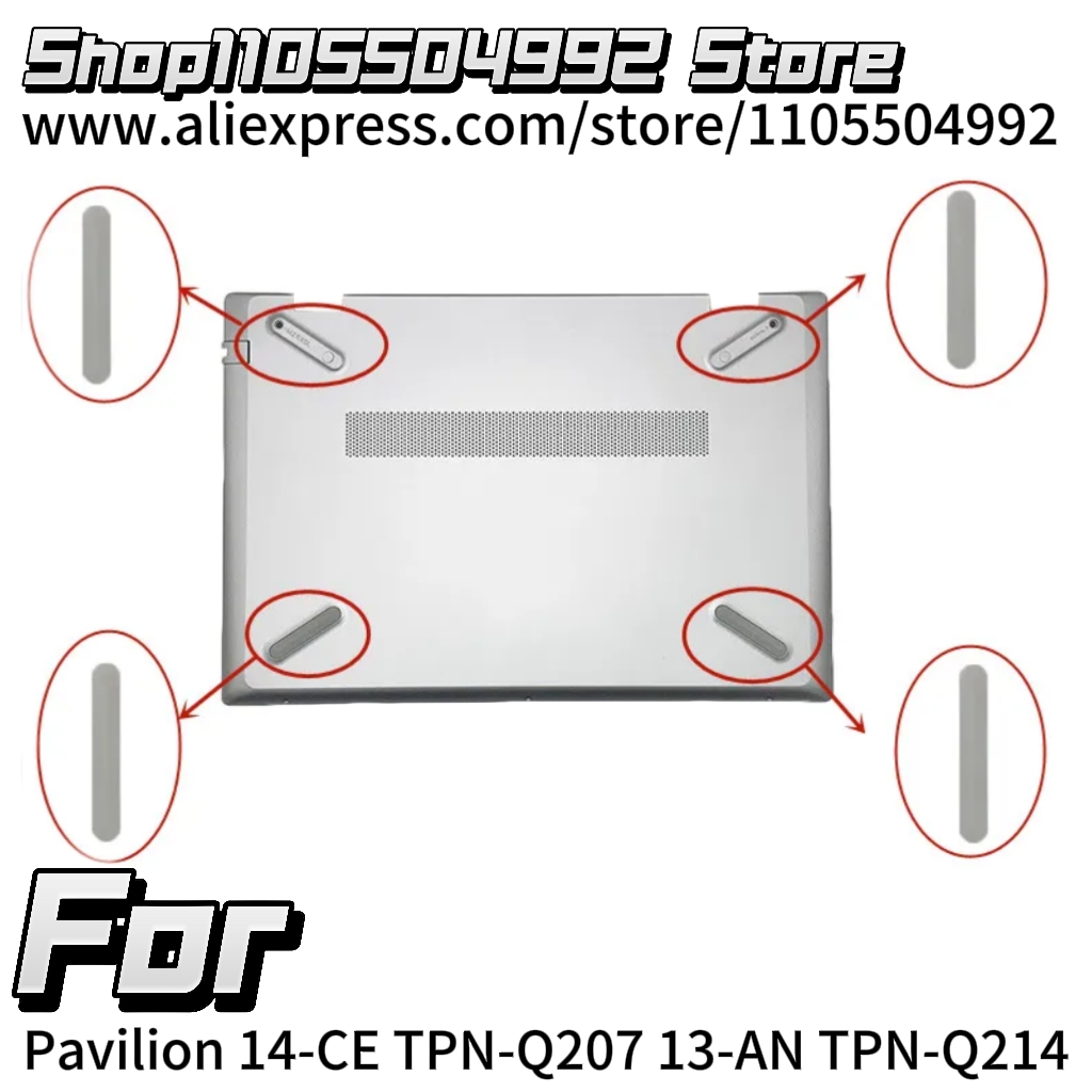Laptop Accessories Wholesale - 4 ชิ้น/ชุด แถบกันลื่นสำหรับแล็ปท็อป Pavilion 14-CE TPN-Q207