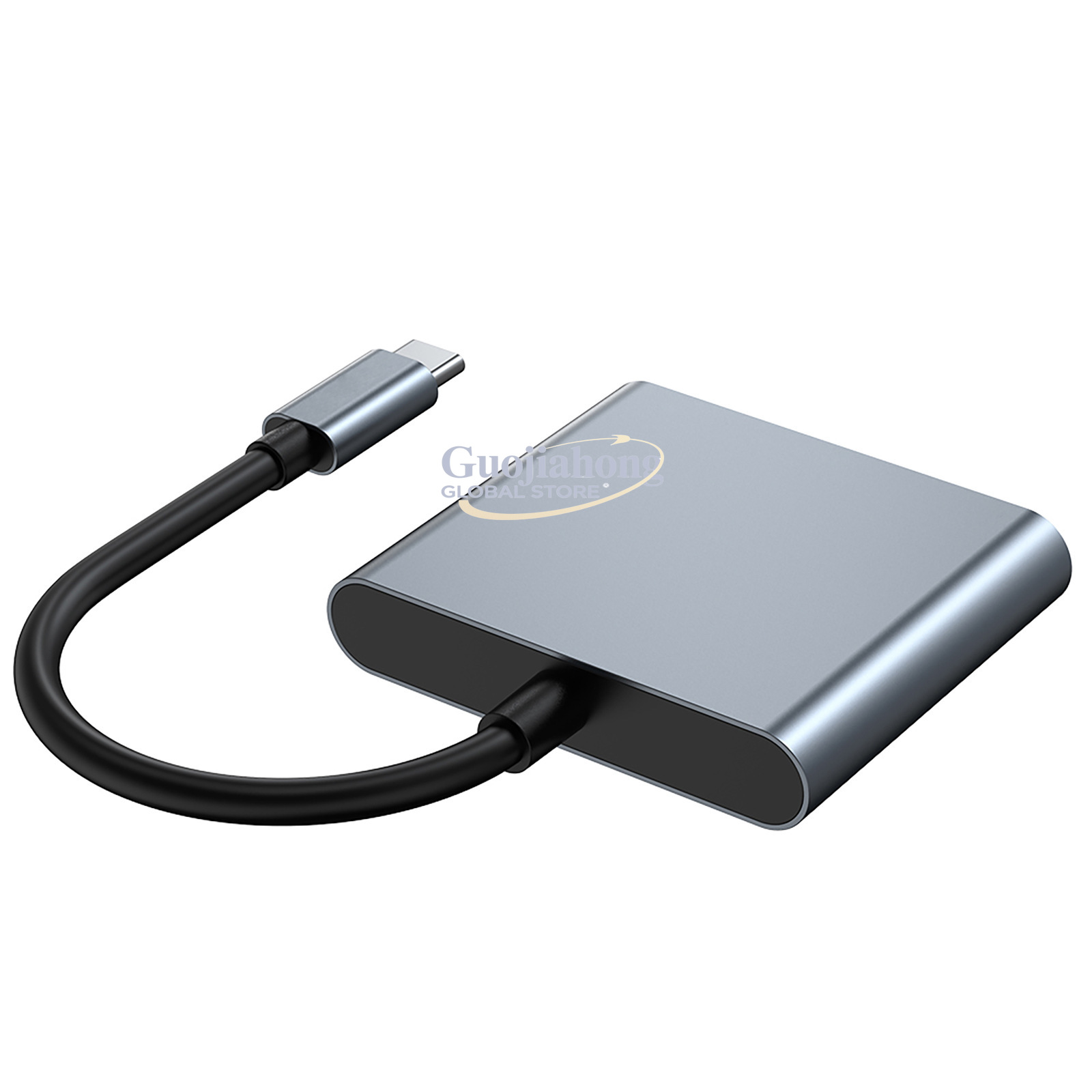 Usb C Docking Hub - อะแดปเตอร์แปลง USB-C เป็น HD แบบสาม-in-หนึ่ง รองรับ