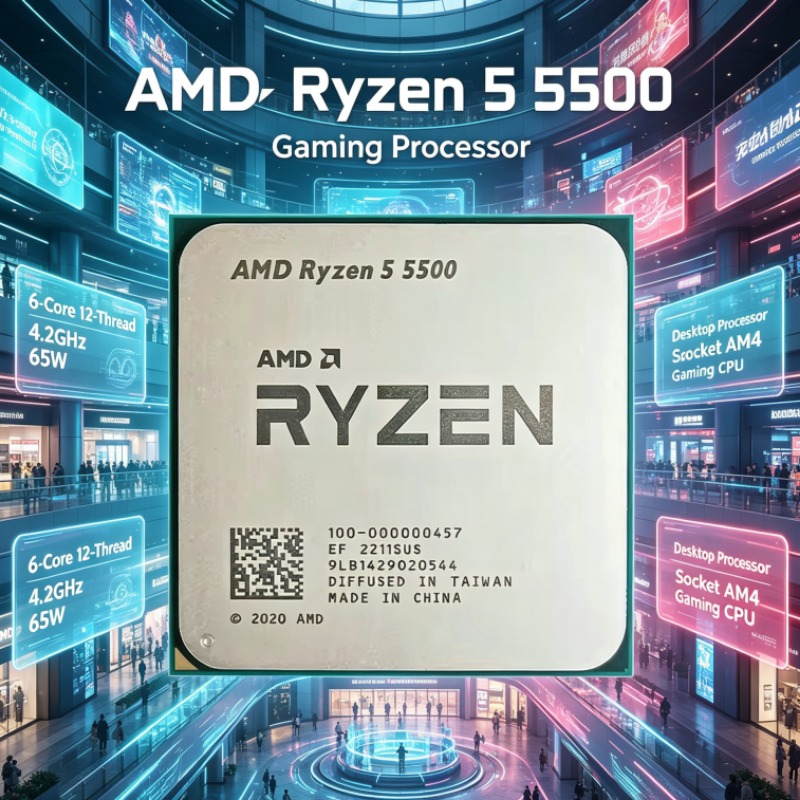 AMD Ryzen 5 5500 AM4 ซีพียูเดส - Amd Cpu Ryzen 5 บทวิจารณ์และราคา