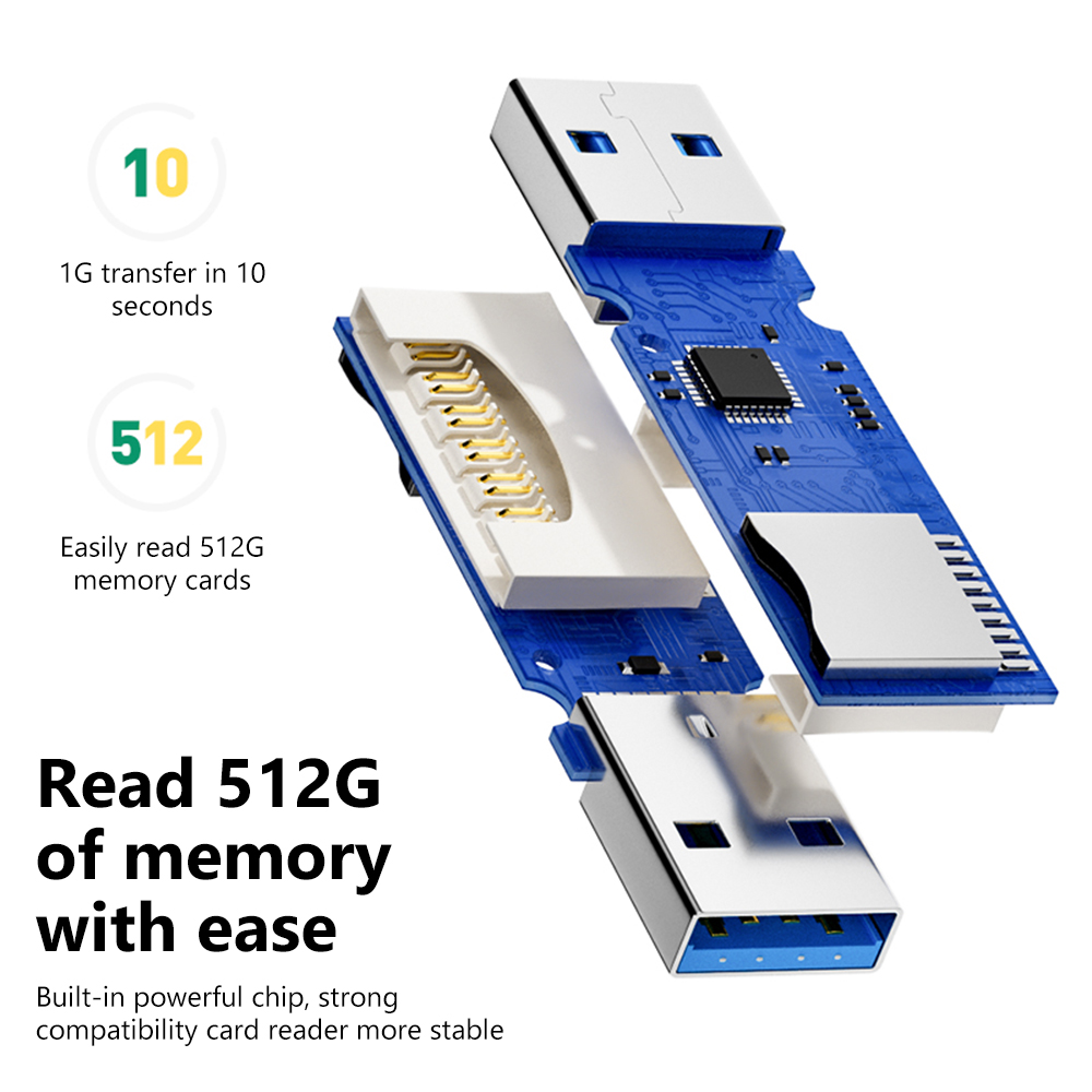 2 ใน 1 USB 3.0 เครื่องอ่านการ์ - Laptop Accessories Usb บทวิจารณ์และราคา