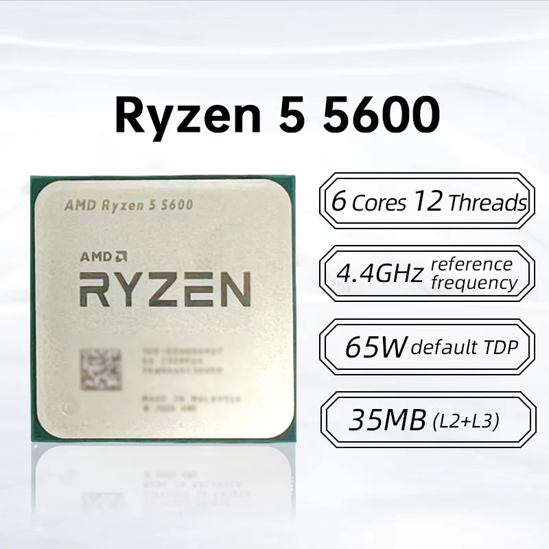 AMD Ryzen 5 5600 AMD R5 5600 C - Amd Cpu Ryzen 5 บทวิจารณ์และราคา