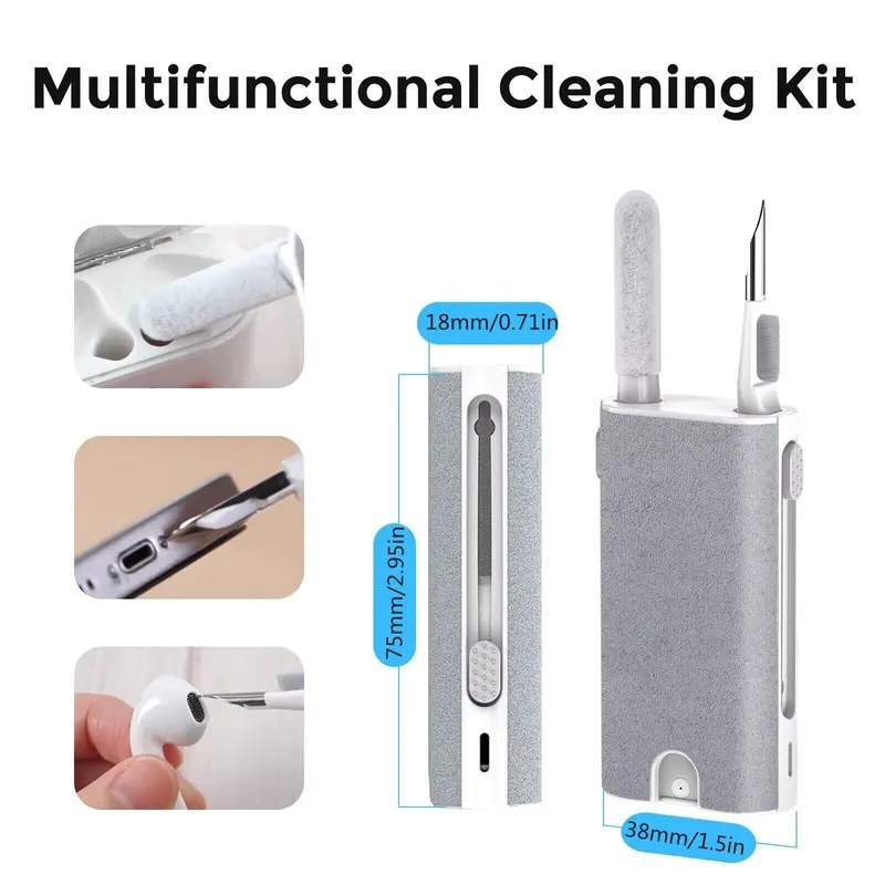 ชุดทำความสะอาดหูฟังบลูทูธ 5 in - Laptop Accessories Cleaning Kit บทวิจารณ์และราคา