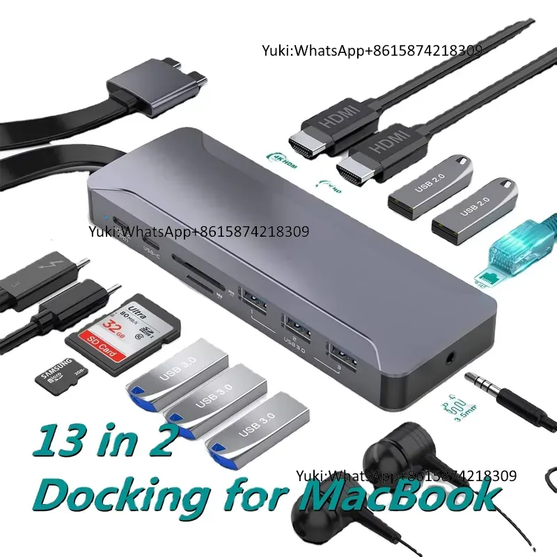 ฮับด็อกกิ้งสถานี 5 พอร์ต USB พ - Usb C Docking Hub บทวิจารณ์และราคา