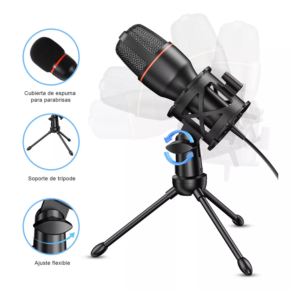 ไมโครโฟนคอนเดนเซอร์แบบมีสาย US - Laptop Accessories Gaming บทวิจารณ์และราคา