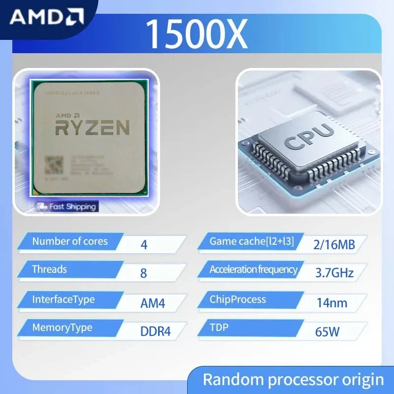 AMD Ryzen 5 1500X AMD R 5 1500 - Amd Cpu Ryzen 5 บทวิจารณ์และราคา