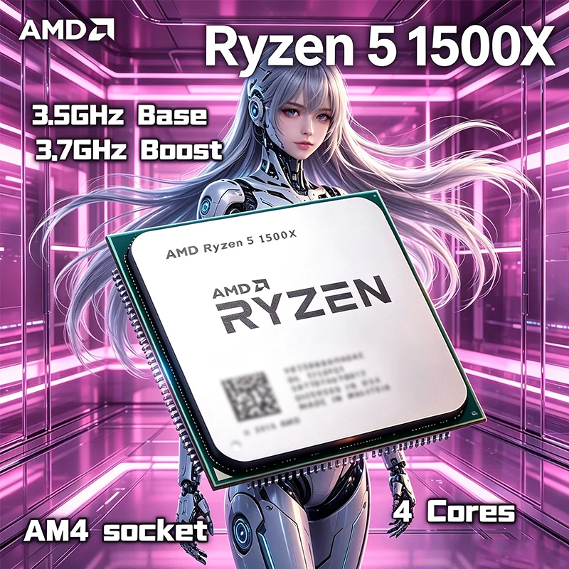 AMD Ryzen 5 1500X AMD R 5 1500 - Amd Cpu Ryzen 5 บทวิจารณ์และราคา