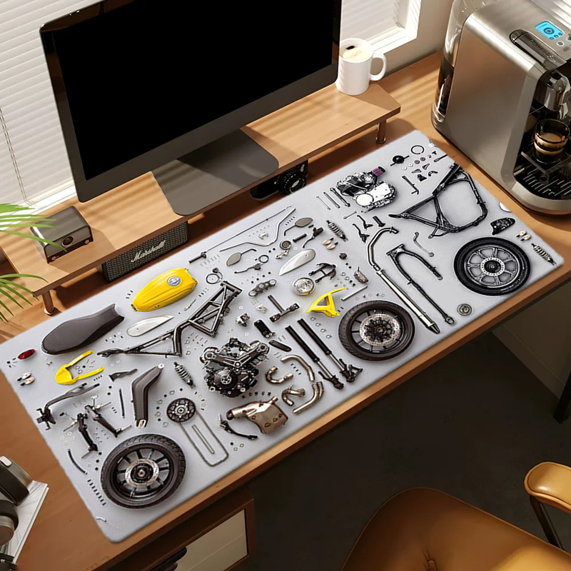 แผนภาพการถอดประกอบ แผ่นรองเมาส - Laptop Accessories Gaming บทวิจารณ์และราคา