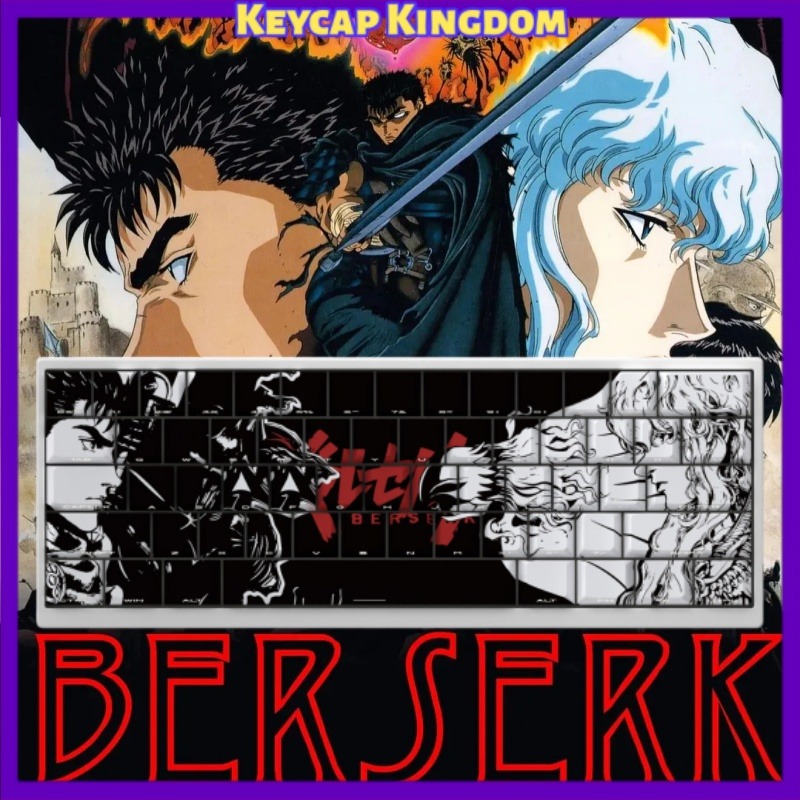 ธีม BERSERK อะนิเมะคีย์แคป 98  - Laptop Accessories Gaming บทวิจารณ์และราคา