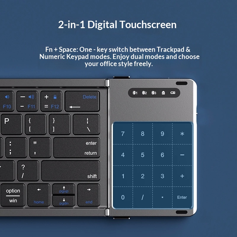 เม็งซู่ ไตร โฟลด์คีย์บอร์ดไร้ส - Laptop Accessories Gaming บทวิจารณ์และราคา