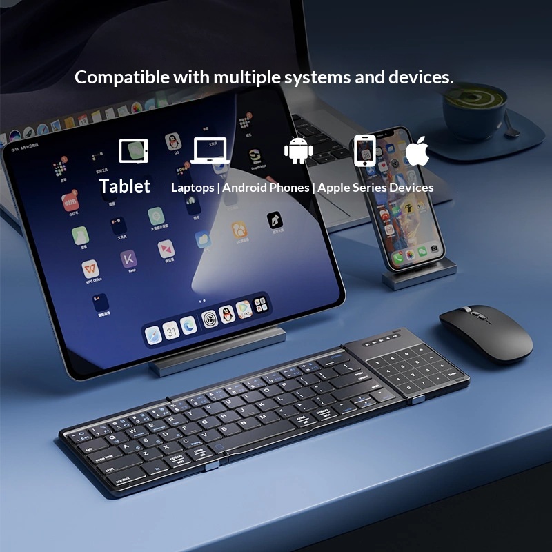เม็งซู่ ไตร โฟลด์คีย์บอร์ดไร้ส - Laptop Accessories Gaming บทวิจารณ์และราคา
