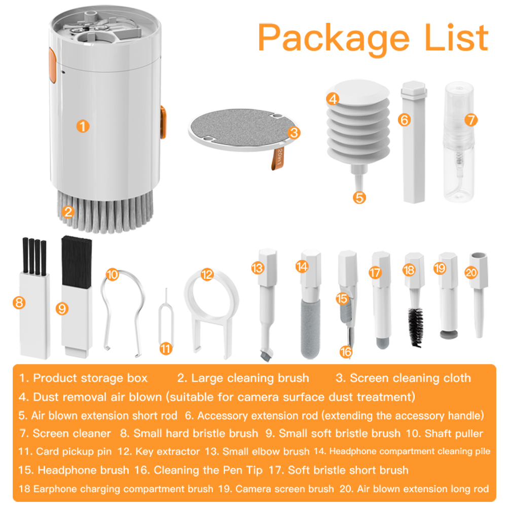 ชุดเครื่องมือทำความสะอาดผลิตภั - Laptop Accessories Cleaning Kit บทวิจารณ์และราคา