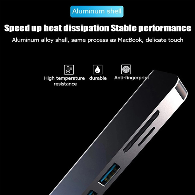 6 In 1 PD Type C Docking Stati - Usb C Docking Hub บทวิจารณ์และราคา