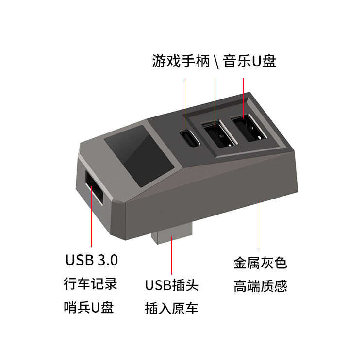 ฮับ USB สำหรับกล่องเก็บของในรถ - Usb C Docking Hub บทวิจารณ์และราคา